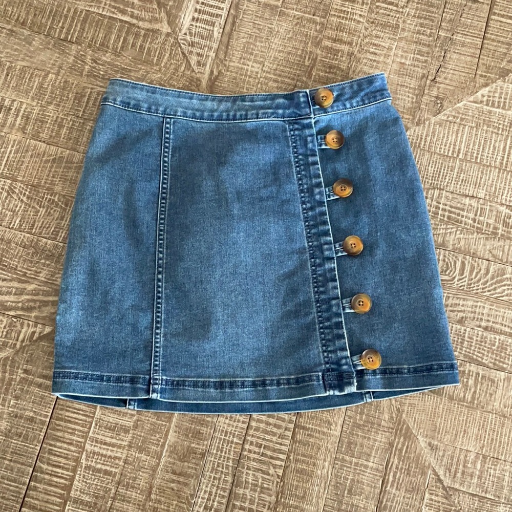 Free People Denim Skirt